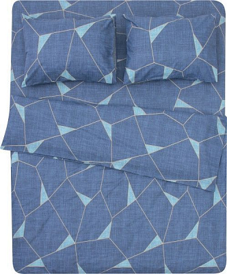 Комплект постельного белья Puzzle 2 синий UP! (Underprice) 