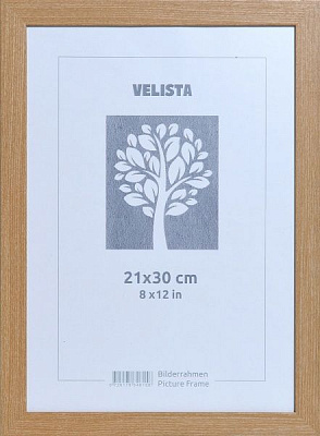 Рамка для фотографии со стеклом Velista 20BW-3206-11v 21х30 см бежевый 