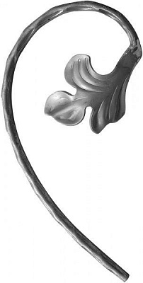 Завиток Укрітарм 210х120х12х6 правый