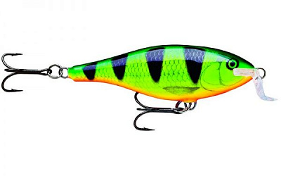 Воблер Rapala SHALLOW SHAD RAP 7 г 70 мм Fire Perch