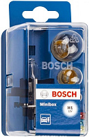 Лампа галогенная Bosch Minibox H1 (1987301102) 12 В 4 шт