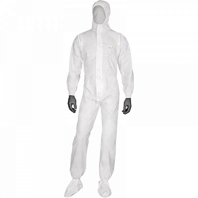 Комбинезон одноразовый Delta Plus DELTATEK 5000L хімстійкий р. M DT117TM белый