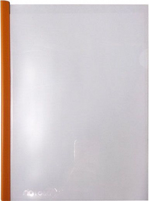 Папка с прижимом 5538Е А4 Макарон 8 мм Miracle оранжевый Deli