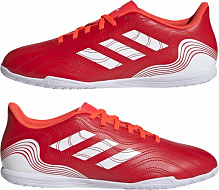 Футзальне взуття Adidas COPA SENSE.4 IN FY6181 р.UK 10 червоно-білий