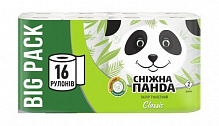 Туалетний папір Сніжна Панда Класік двошаровий 16 шт.