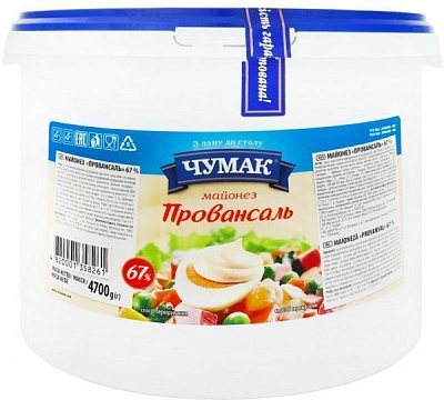 Майонез Чумак 67% Провансаль 4.7 кг