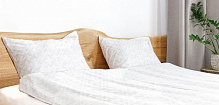 Комплект постельного белья Classic 2,0 бело-серый Saffran 