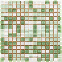 Плитка Value Ceramics Мозаика зеленый микс CT22404 32,7x32,7 