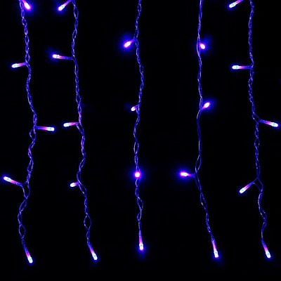 Гирлянда-штора LED 135 ламп 2.7 м голубая
