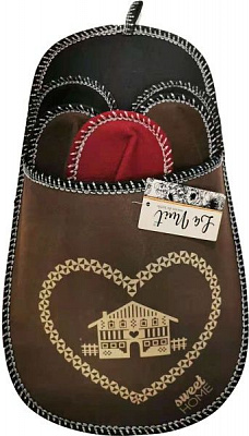 Набор тапочек La Nuit для гостей Cozy 5 пар р. one size коричневый 