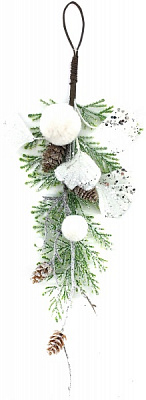 Декоративная подвеска Sunrise Crafts с шариками и шишками 40 см LH7139H0