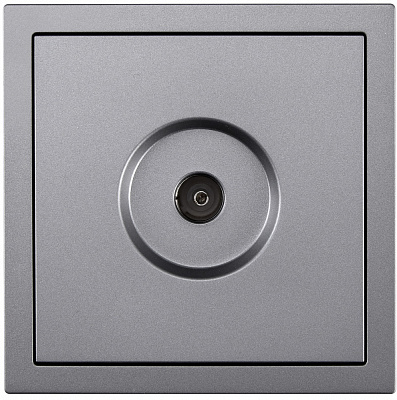 Механізм розетки TV кінцева HausMark Juna IP20 сірий 7041-3588-130