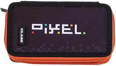 Пенал шкільний Pixel 26307C CLASS чорний