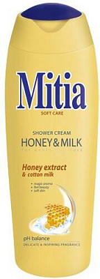 Гель для душу Mitia Мед з молоком 400 мл