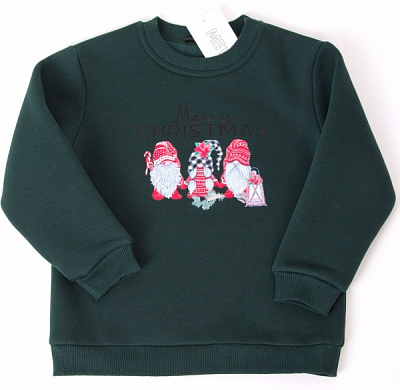 Свитшот для девочки Mevis р.134 зеленый 4505 