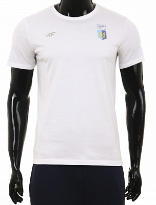 Футболка 4F TSHIRT 4FSSS23TTSHM1943-10S р.L білий