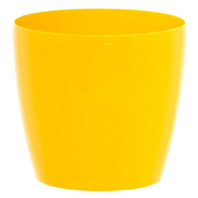 Горщик пластиковий Lamela Магнолія круглий 40,8л жовтий (207)