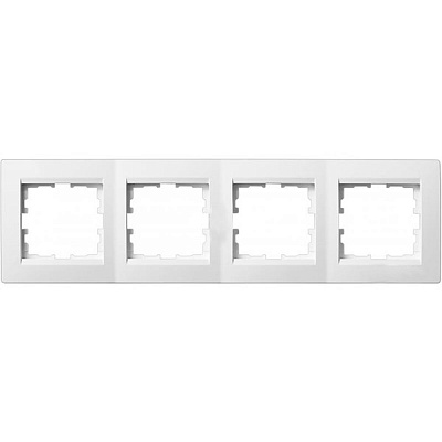 Рамка четырехместная UP! (Underprice) One горизонтальная белый 706-0200-149