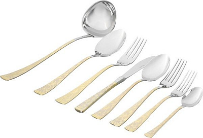 Набор столовых приборов Incisa Oro 6648-75 12 персон 75 предметов