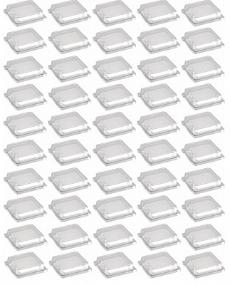 Отбойник силиконовый квадратный 10х10х2,5 мм 100 шт.