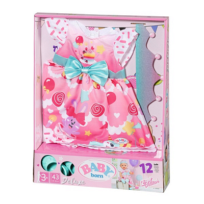 Одяг для ляльки Zapf Baby born - День народження делюкс 834152 834152