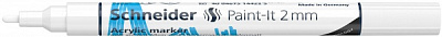 Маркер акриловий Schneider Paint-it 310 2 мм S120149 білий