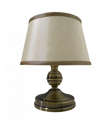 Настільна лампа декоративна Геотон ННБ 01-60-807 Октавія-404 1x60 Вт E27 антична бронза 35151