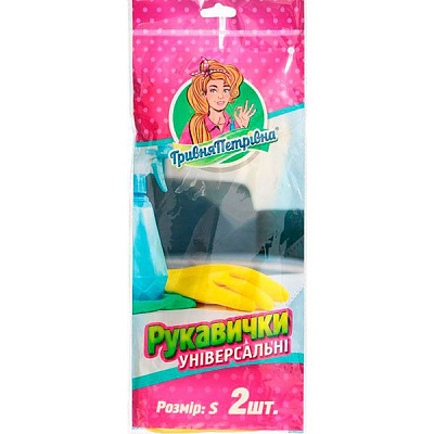 Рукавички латексні Гривня Петрівна S