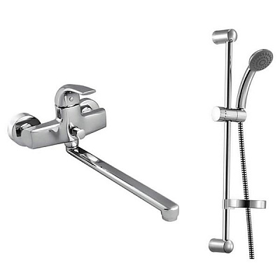 Набор смесителей AM PM Sense душевой комплект и смеситель для ванны