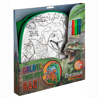 Рюкзак-розмальовка MOXY Dinosaur Expedition з фломастерами 990192