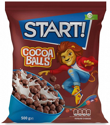 Шарики ТМ СТАРТ с какао 500 г 