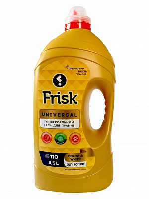 Гель для машинной и ручной стирки Frisk Премиальное качество 5,5 л 