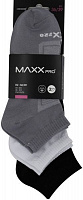 Шкарпетки MaxxPro 16634 3 пари чорно-сіро-білий р.36-39