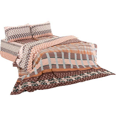 Комплект постільної білизни двоспальний Ibodo Доміно