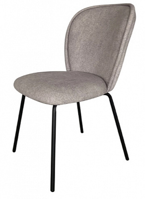 Стул Prestol Симпл 520х600х840 мм светло-серый / черный