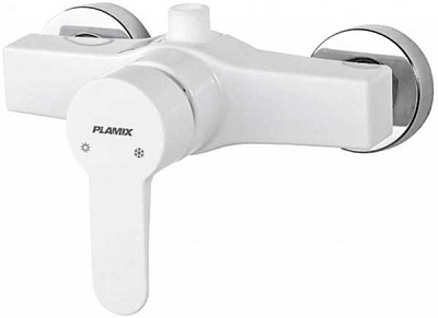 Змішувач для душу PLAMIX Mario-003 White PM0011