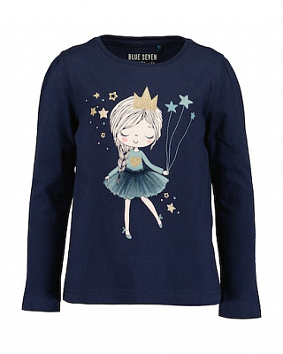 Реглан для девочки Blue Seven р.92 темно-синий 750732 X* 