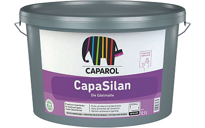 Фарба інтер'єрна силіконова Caparol CapaSilan E.L.F. База 1 глибокий мат 5л 7,05кг