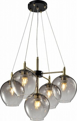 Люстра Accento lighting Sorrento 5x60 Вт E27 античная латунь 