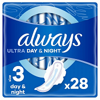Прокладки гигиенические Always Day&Night размер 3 28 шт.