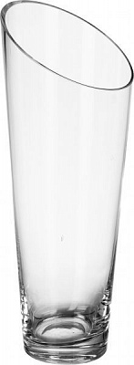 Ваза M h-30 см d-7,5 см 17-6995 прозора Wrzesniak Glassworks