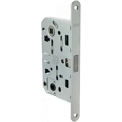 Дверний замок міжкімнатний AGB Mediana Polaris WC 96 матовий хром