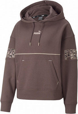 Джемпер Puma POWER SAFARI HOODIE FL 67175275 р. M сливовый