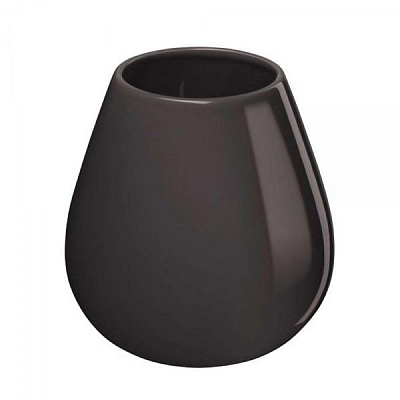 Ваза керамическая черная Ease 18x9 см ASA