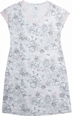 Ночная рубашка Roksana Marshmallow 849/16380 р. XXXL серый с принтом 