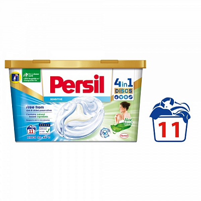 Капсули для машинного прання Persil Discs Сенситів/дитячий 11 шт.