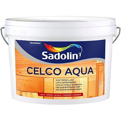 Лак CELCO AQUА 70 Sadolin глянец 2,5 л
