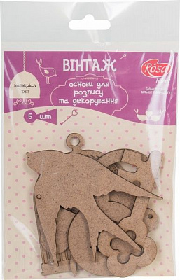 Набор основ для росписи и декорирования Винтаж 5 шт. Albero  