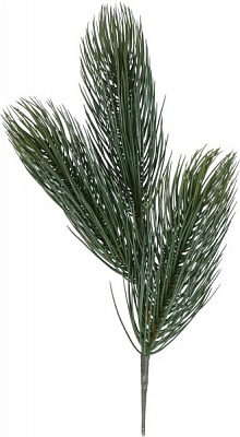 Гілочка декоративна хвойна Канадська велика на три гілочки 45 см