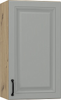 Шафа верхня В 40/72/31,5 МС Глорія_ASHEN /фасад МДФ №332 попелястий матовий/дуб артізан Грейд